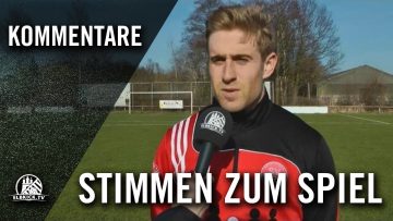 Die Stimmen zum Spiel (SV Rugenbergen – VfL Pinneberg, Oberliga Hamburg) | ELBKICK.TV