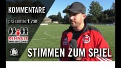 Die Stimmen zum Spiel | SV Rugenbergen – Concordia (10. Spieltag, Oberliga Hamburg)