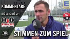 Die Stimmen zum Spiel (SV Rugenbergen – TuS Dassendorf, Oberliga Hamburg) | ELBKICK.TV