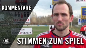 Die Stimmen zum Spiel (SV Rugenbergen – Niendorfer TSV, Oberliga Hamburg) | ELBKICK.TV