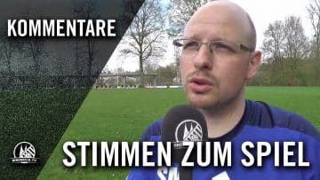 Die Stimmen zum Spiel (SV Schlebusch – FC Leverkusen, Bezirksliga Staffel 1, Kreis Köln )