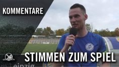 Die Stimmen zum Spiel | SV Tapfer 06 Leipzig – FSV Zwickau (3. Runde , Pokal)
