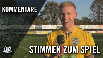 Die Stimmen zum Spiel | SV Todesfelde – SC Weiche Flensburg 08