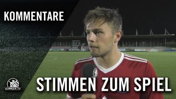 Die Stimmen zum Spiel | SV Türkgücü München – SpVgg Unterhaching (Achtelfinale, Pokal)