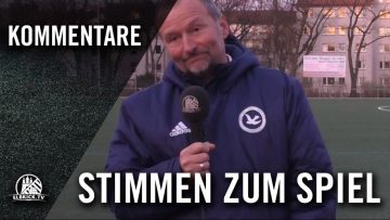 Die Stimmen zum Spiel (SV UH-Adler – USC Paloma, U19 A-Junioren, Landesliga) | ELBKICK.TV