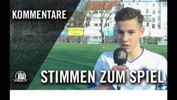 Die Stimmen zum Spiel | SV Uhlenhorst Adler – USC Paloma (14. Spieltag, U17 Oberliga)