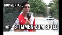 Die Stimmen zum Spiel | SV Uhlenhorst-Adler – HFC Falke (2. Spieltag, Bezirksliga Nord)