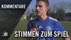 Die Stimmen zum Spiel | SV Untermenzing – SpVgg Feldmoching (20. Spieltag, Kreisliga 1)