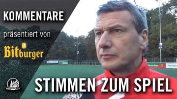 Die Stimmen zum Spiel (SV Wachtberg – SC Fortuna Köln, 1. Runde, Bitburger-Pokal 2016/2017)