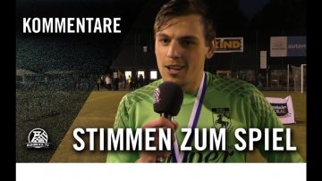 Die Stimmen zum Spiel | SV Wacker Obercastrop – DSC Wanne-Eickel (Finale, Kreispokal Herne)