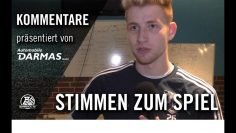 Die Stimmen zum Spiel | SV Wacker Obercastrop – SV Westfalia Huckarde (13. Spieltag, Bezirksliga)