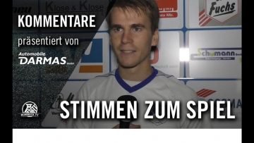 Die Stimmen zum Spiel | SV Wacker Obercastrop – FC Iserlohn (Achtelfinale, Westfalenpokal)