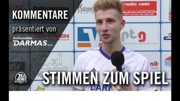 Die Stimmen zum Spiel | SV Wacker Obercastrop-Teut. SuS Waltrop (4. Spieltag, Bezirksliga Westfalen)
