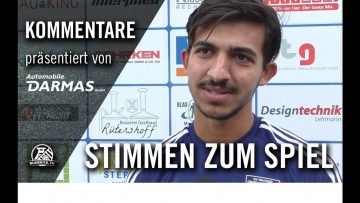 Die Stimmen zum Spiel | SV Wacker Obercastrop – SV Vestia Disteln (2. Spieltag, Bezirksliga)