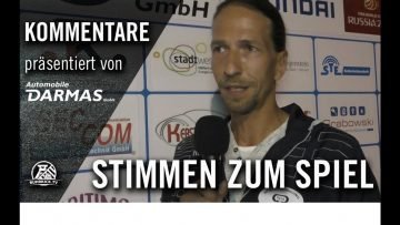 Die Stimmen zum Spiel | SV Wacker Obercastrop – SpVg Blau Gelb Schwerin (1. Runde, Kreispokal)