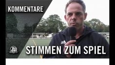 Die Stimmen zum Spiel | SV Wanne 11 – DJK Wattenscheid (6. Spieltag, Bezirksliga Westfalen, )