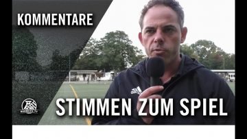 Die Stimmen zum Spiel | SV Wanne 11 – DJK Wattenscheid (6. Spieltag, Bezirksliga Westfalen, )