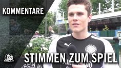 Die Stimmen zum Spiel (SV Wanne 11 – Sportfreunde Wanne, Bezirksliga Westfalen, Staffel 10)