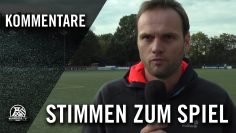 Die Stimmen zum Spiel (SV Wanne 11 – SuS Neuenkirchen, 2. Runde, Westfalenpokal) | RUHRKICK.TV
