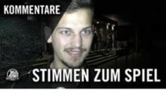 Die Stimmen zum Spiel | SV Wanne – SV Wacker Obercastrop (Halbfinale, Kreispokal Herne)
