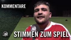 Die Stimmen zum Spiel (SV Weiden – SC 1923 Meschenich, U19, Leistungsstaffel,) | RHEINKICK.TV