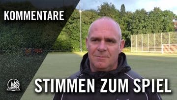 Die Stimmen zum Spiel (SV Weiden – Bedburger BV II, U19 A Junioren, Qualifikation Sonderstaffel)