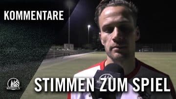 Die Stimmen zum Spiel (SV Weiden – 1. FC Köln II, Freundschaftsspiel) | RHEINKICK.TV