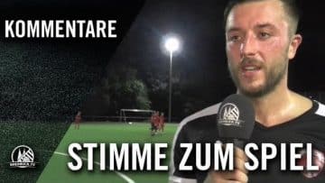 Die Stimmen zum Spiel | SV Weiden – FC Hürth (Achtelfinale, Kreispokal Rhein-Erft)