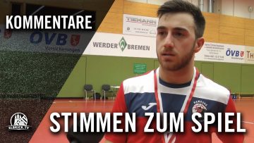 Die Stimmen zum Spiel (SV Werder Bremen – Hamburg Panthers, NFV Futsal-Pokal 2016)  | ELBKICK.TV