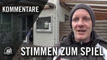 Die Stimmen zum Spiel (SV Westhoven-Ensen – SC Borussia Lindenthal-Hohenlind, Bezirksliga, St. 1)