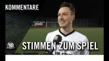 Die Stimmen zum Spiel | SV Zeilsheim – FC Eddersheim (25. Spieltag, Verbandsliga Mitte)