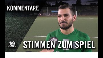 Die Stimmen zum Spiel | SV Zeilsheim – VfB 1905 Marburg (1. Spieltag, Verbandsliga Mitte)