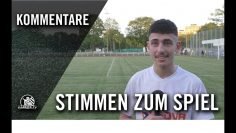 Die Stimmen zum Spiel | SVN München – SV Cosmos Aystetten (Hinspiel, Relegation Landesliga)