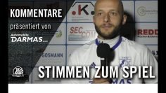 Die Stimmen zum Spiel | SVWO – Hammer SpVg (2. Runde, WP) | Präsentiert von Automobile Darmas GmbH