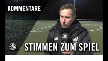 Die Stimmen zum Spiel | Tennis Borussia Berlin U19 – Frohnauer SC U19 (Viertelfinale, Pokal)