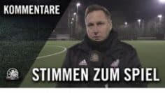 Die Stimmen zum Spiel | Tennis Borussia Berlin – VfB Fortuna Biesdorf (Viertelfinale, Pokal)