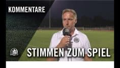 Die Stimmen zum Spiel | Tennis Borussia Berlin – SC Staaken (2. Spieltag, NOFV-Oberliga Nord)