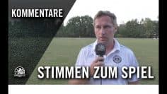 Die Stimmen zum Spiel | Tennis Borussia Berlin – BSV Eintracht Mahlsdorf (Testspiel)