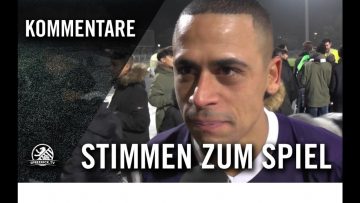 Die Stimmen zum Spiel | Tennis Borussia Berlin – FC Hertha 03 Zehlendorf (15. Splt., NOFV-Oberliga)