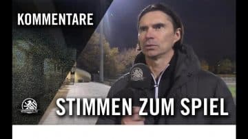 Die Stimmen zum Spiel | Tennis Borussia Berlin – SV Empor Berlin (3. Runde, Pokal)