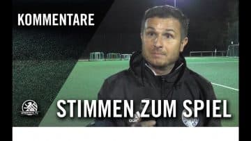 Die Stimmen zum Spiel | Tennis Borussia Berlin U19 – FC Hertha 03 Zehlendorf U19 (1. Runde, Pokal)