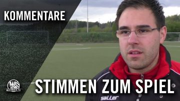 Die Stimmen zum Spiel (TGS Jügesheim – Spvgg. Neu-Isenburg, U19 A-Junioren, Gruppenliga Frankfurt)