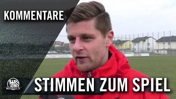 Die Stimmen zum Spiel (TS Ober-Roden – Spvgg. 03 Neu-Isenburg, Verbandsliga Süd) | MAINKICK.TV