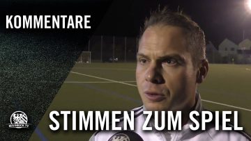 Die Stimmen zum Spiel (TS Ober-Roden – FC Alsbach, Verbandsliga Süd) | MAINKICK.TV