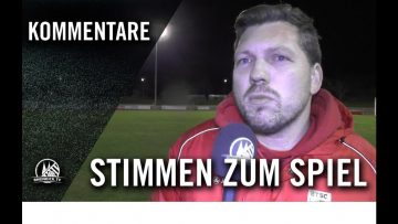Die Stimmen zum Spiel | TSC Euskirchen – Bonner SC (Achtelfinale, Mittelrheinpokal)
