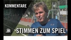 Die Stimmen zum Spiel | TSC Wellingsbüttel U19 – Heidgraben U19