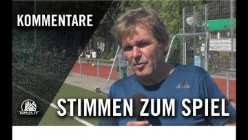 Die Stimmen zum Spiel | TSC Wellingsbüttel U19 – Heidgraben U19