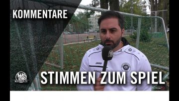 Die Stimmen zum Spiel | TSG 51 FFM – VFR Bockenheim (13. Spieltag, Kreisliga A Frankfurt)