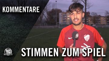 Die Stimmen zum Spiel | TSG 51 Frankfurt – Türkgücü Frankfurt (19. Spieltag, KLA Frankfurt)