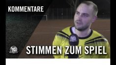 Die Stimmen zum Spiel | TSG 51 Frankfurt – BSC SW 1919 Frankfurt (20. Spieltag, Kreisoberliga)
